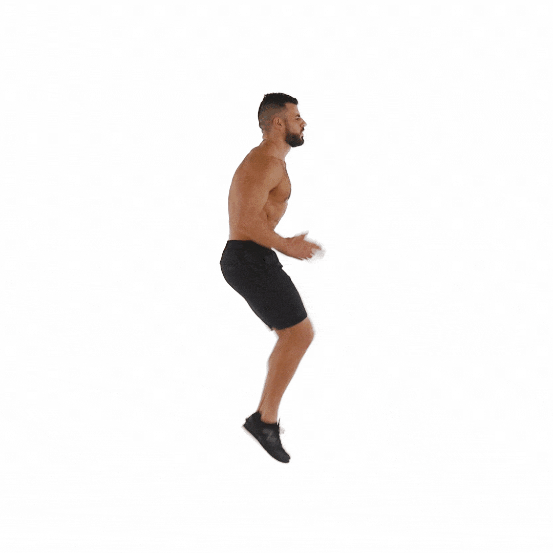 High knees with arms involved